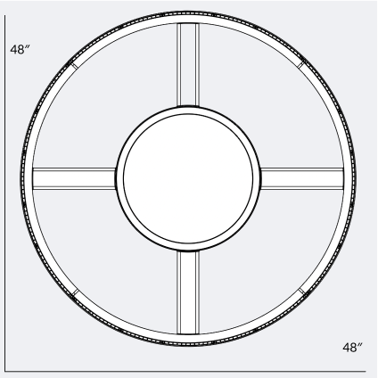 Halo bladeless fan technical specifications and dimensions